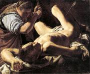 BASSETTI, Marcantonio St Sebastian Tended by St Irene hjhk oil painting